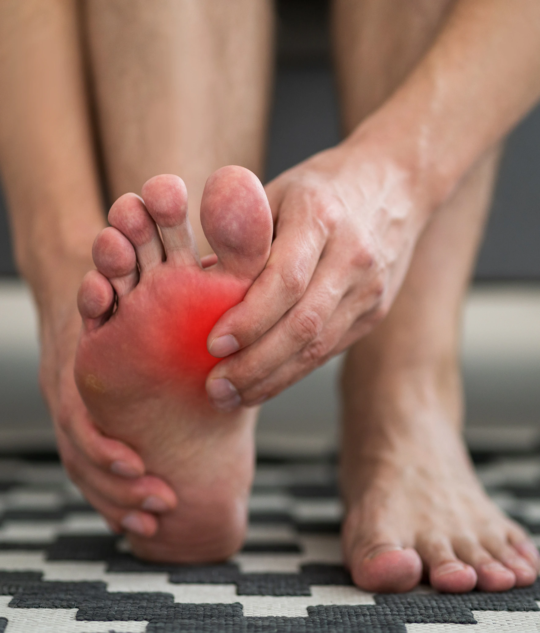 The tendons of the foot and ankle that can partially or completely tear